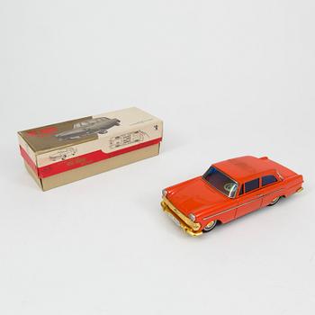 A tinplate Opel Rekord by Bandai Japan 1960s.