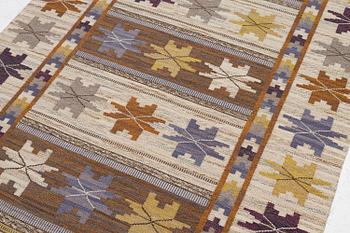 Märta Måås-Fjetterström, a 'Höstmattan' carpet, flat weave, c. 295 x 182 cm, signed MMF.