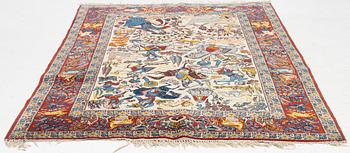 Matta, semiantik Isfahan, centrala Iran c. 225 x 143 cm.