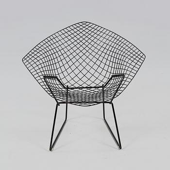 FÅTÖLJ, "Diamond chair", Harry Bertoia, 1900-talets tredje kvartal.