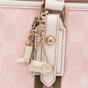 A Small Guccissima Canvas Tote Bag.