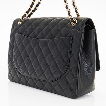 Chanel, a 'Double Flap Bag Maxi' bag, 2010-2011.