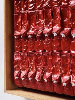 Arman (Armand Pierre Fernandez), "Monochrome Accumulation no: 2508".