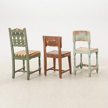 Chairs 6 similar 19th century, second half.