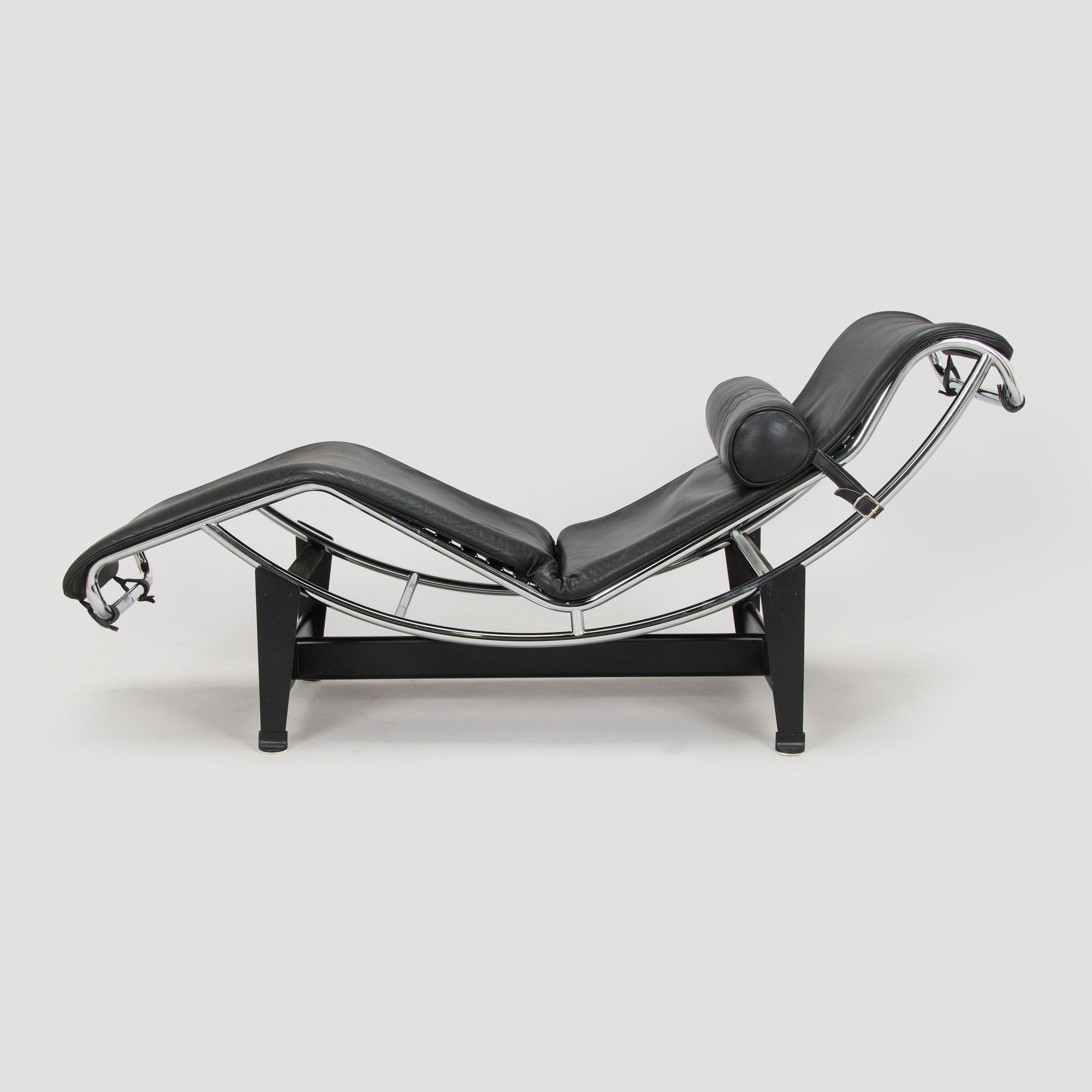 Charlotte Perriand & Le Corbusier, an 'LC4' lounge chair, Cassina, Italy.