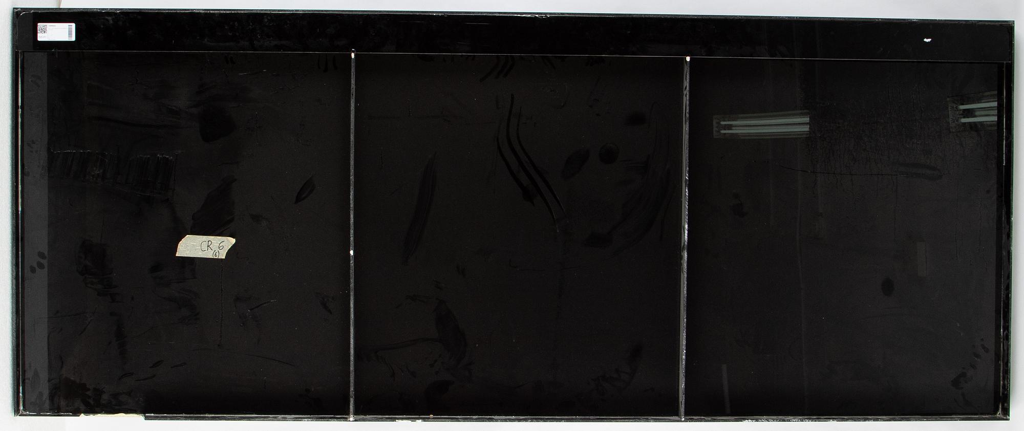 Ken Lum, relief, mixed media on plexi.