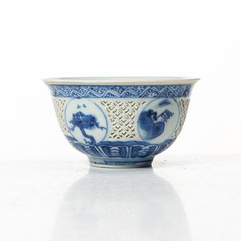 Skål, 'Hatcher cargo', porslin, Kina, Transition, 1600-tal.