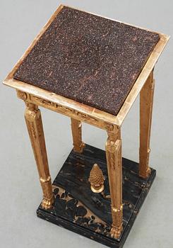 A Swedish Empire-style 19th Century pedestal.