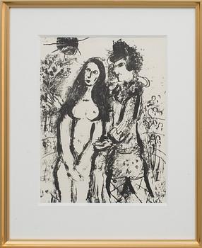 Marc Chagall · MARC CHAGALL, originallitografi, 1963, Mourlot 394, osignerad.