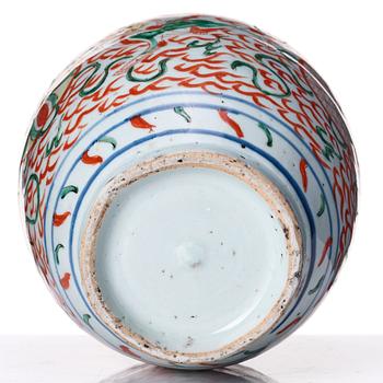 Kruka, porslin. Transition, 1600-tal.