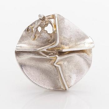 Björn Weckström, A sterling silver ring "Jaara's dream" for Lapponia 1973.