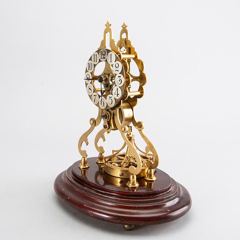 TABLE CLOCK, Gustav Becker, first half of the 20th century.