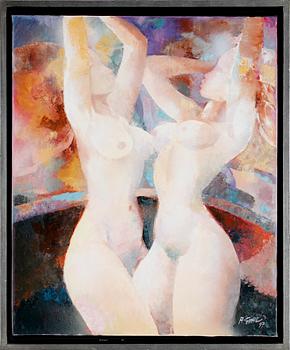 ALEXANDRE GUHL, olja på duk, sign o dat 1997.