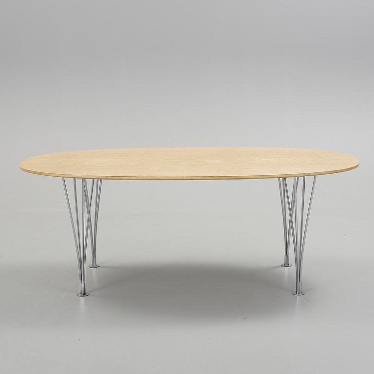 SOFFBORD, "Superellips" Design Bruno Mathsson och Piet Hein för Fritz Hansen, 1900-talets andra hälft.