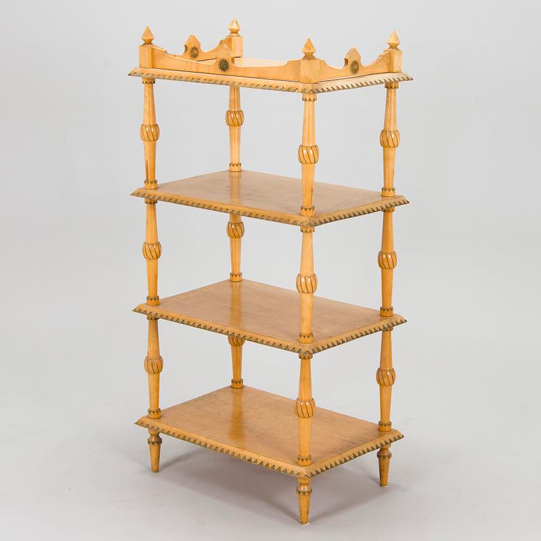 Yrjö Blomstedt, Sängynpäädyt, avohylly ja seinähylly 1898.