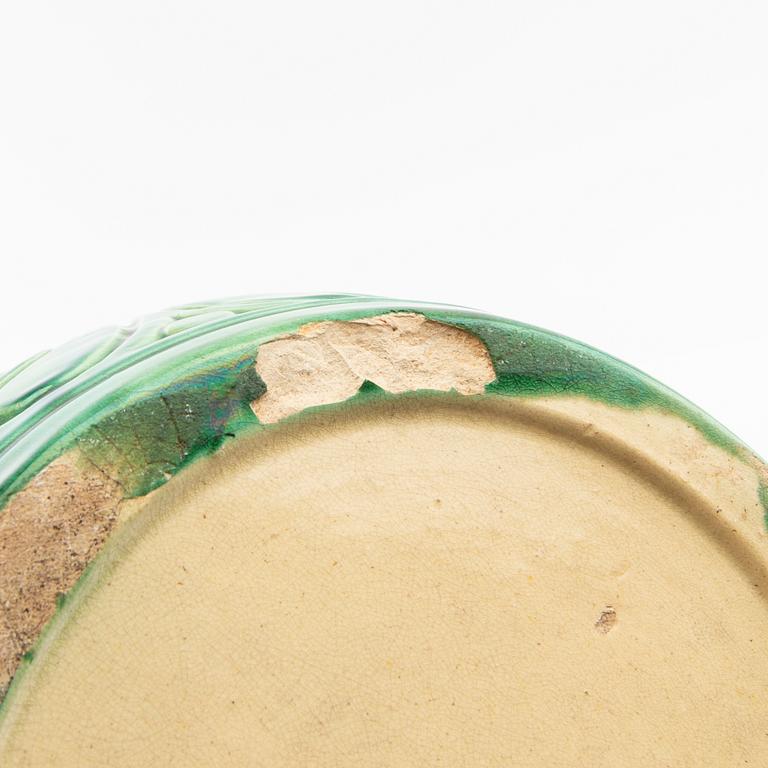 Albin Hamberg outer cover a pair of Höganäs stoneware from the 1890s.