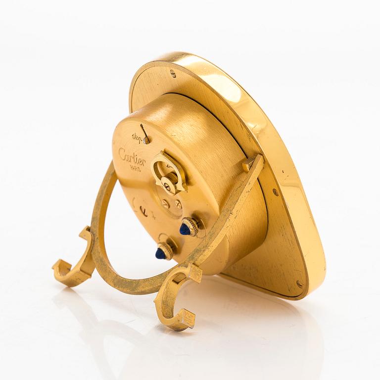Cartier, alarm clock, 78 mm.