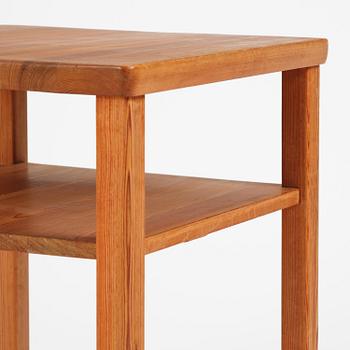 Axel Einar Hjorth, a stained pine "Värmdö" table, Nordiska Kompaniet, Sweden, 1930s.