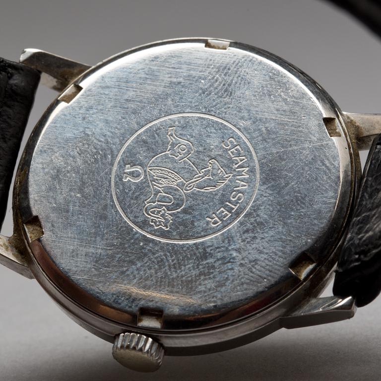 ARMBANDSUR, herr, stål "Seamaster", Omega, 1950/60-tal.