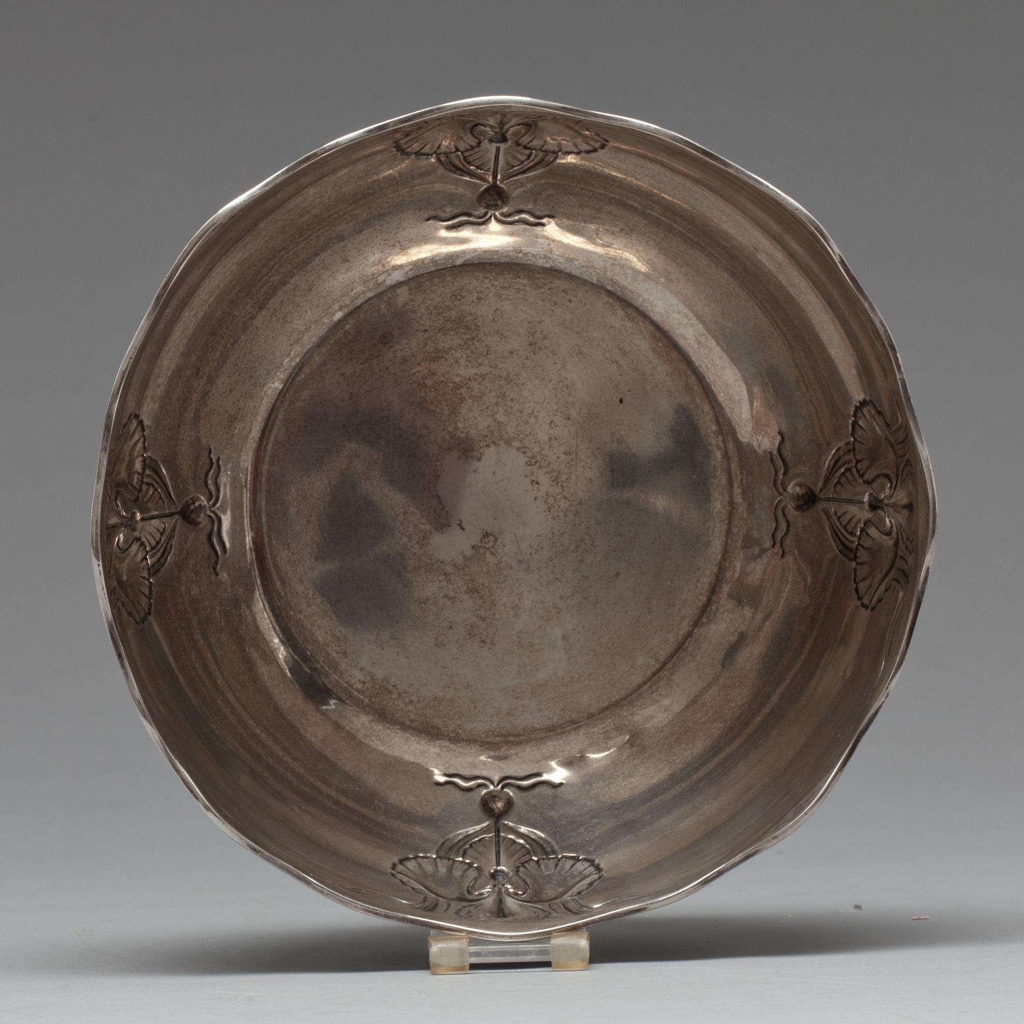 SKÅL, silver, GAB, Stockholm, 1918. Vikt ca 253 g.
