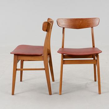 STOLAR, 6 st, troligen Farstrup Danmark, 1950/60-tal.