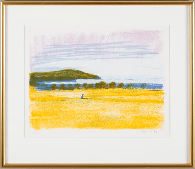 BERTIL ALMLÖF, färglitografi, signerad, numrerad 87/150.