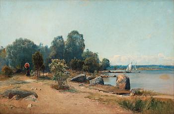 632. Johan (John) Kindborg, Landscape from Karön, Ronneby in the south of Sweden.