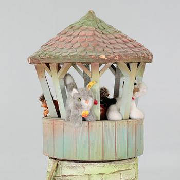 STEIFF, butiksdisplay, omkring 1900-talets mitt/tredje kvartal.