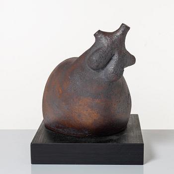 Claes Thell, skulpturer, 2 st, signerade.