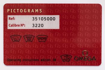 OMEGA, Speedmaster reduced, wristwatch, 39 mm.