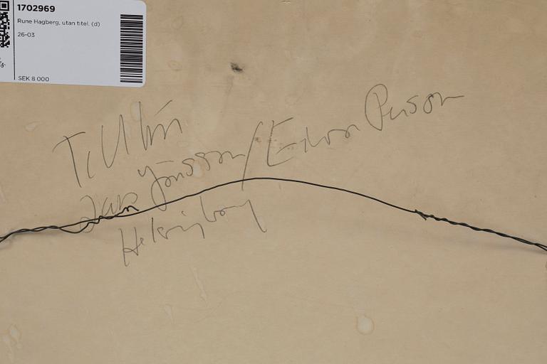 Rune Hagberg, untitled.