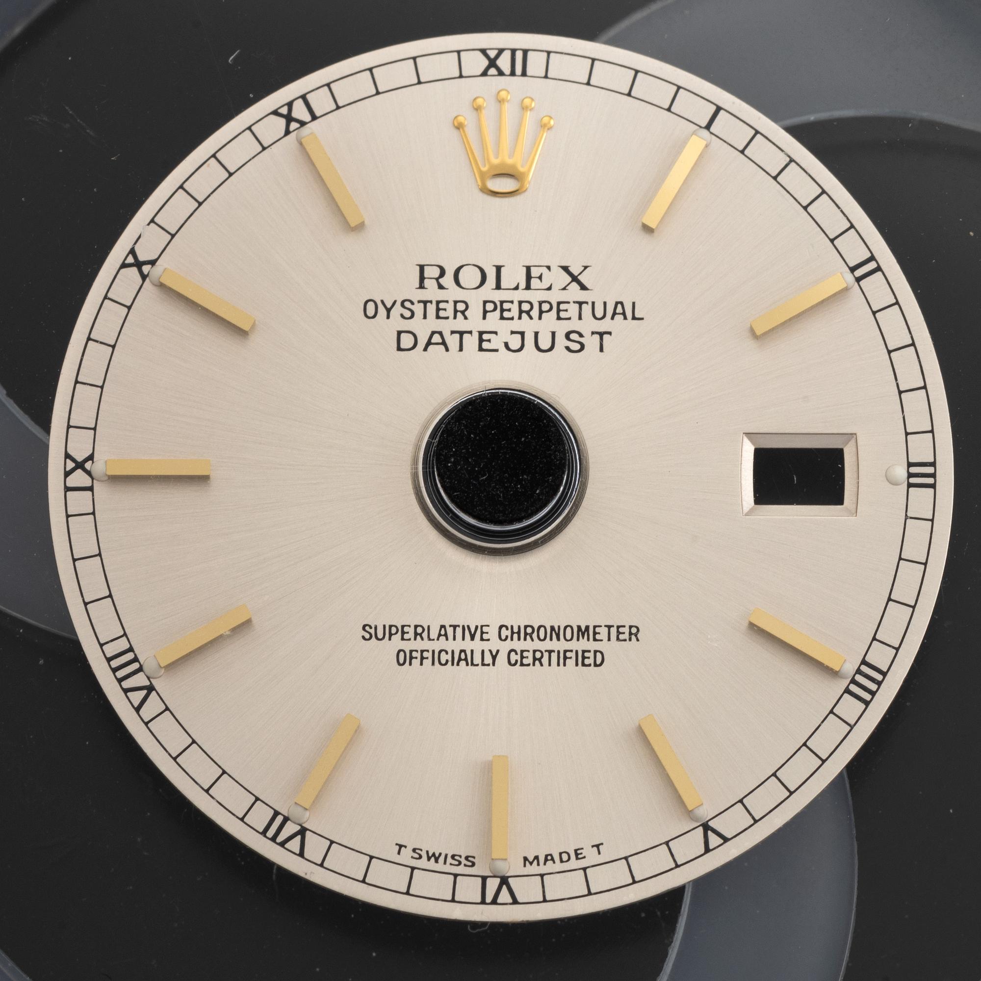 Rolex, Oyster Perpetual, Datejust, dial.