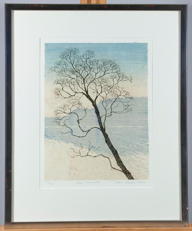 INARI KROHN, värietsaus, signeerattu, päivätty ja numeroitu 39/100.