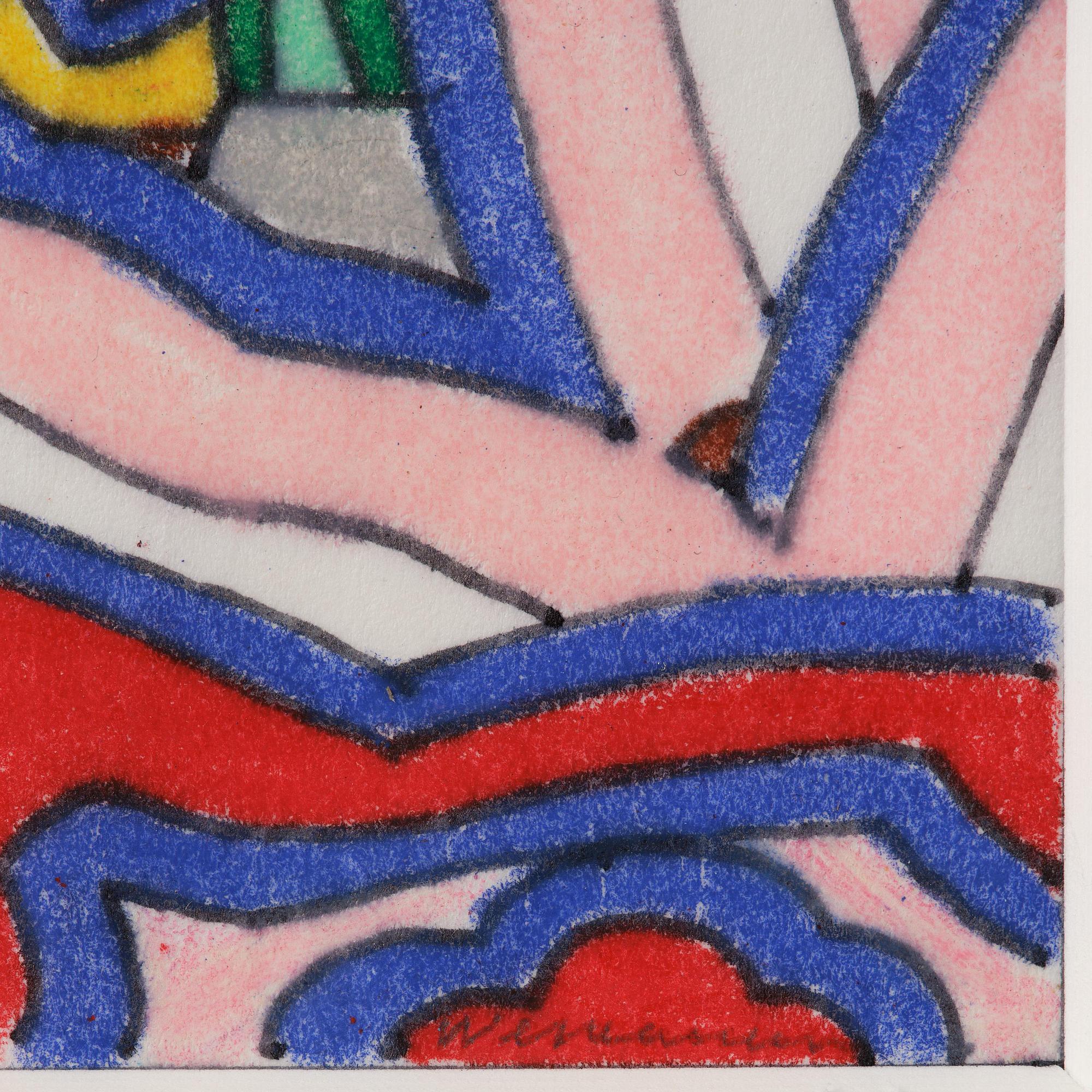 Tom Wesselmann, "Study for Sunset Nude (Variation #5)".