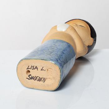 Lisa Larson, figurines, 8 pcs, "Children of the World", Gustavsberg.