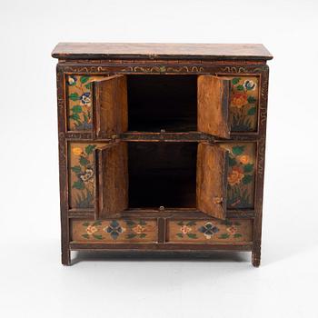 Cabinet, possibly Tibet, 20th century.