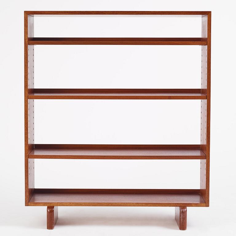Josef Frank, a mahogany bookcase, Firma Svenskt Tenn, mid-20th century.