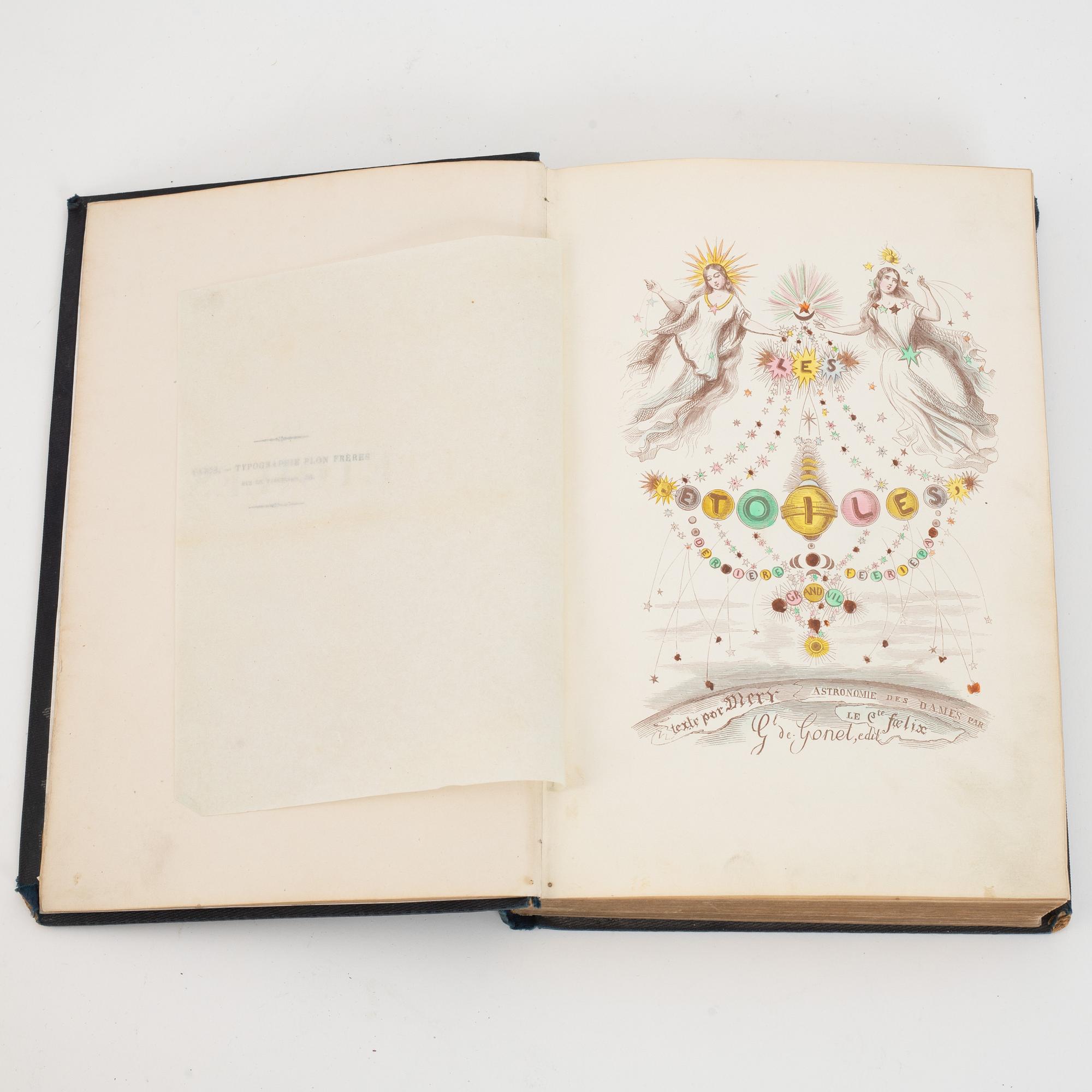 With coloured plates by Grandville.