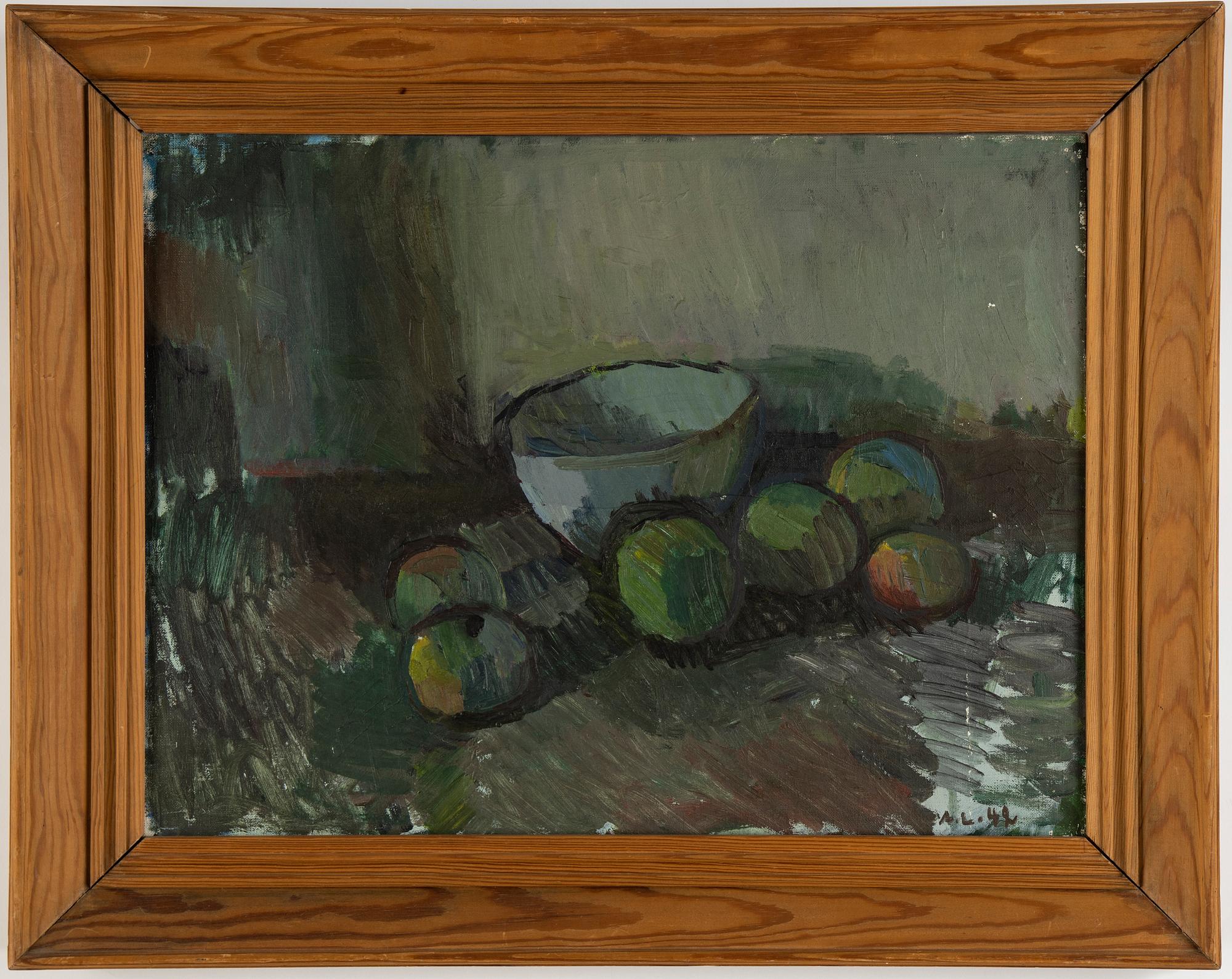 Alf Lindberg, oil on canvas, signed and dated -42.