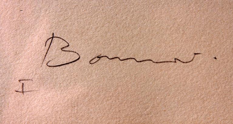 OLLE BONNIÉR, färglitografi, sign o numr 40/150.