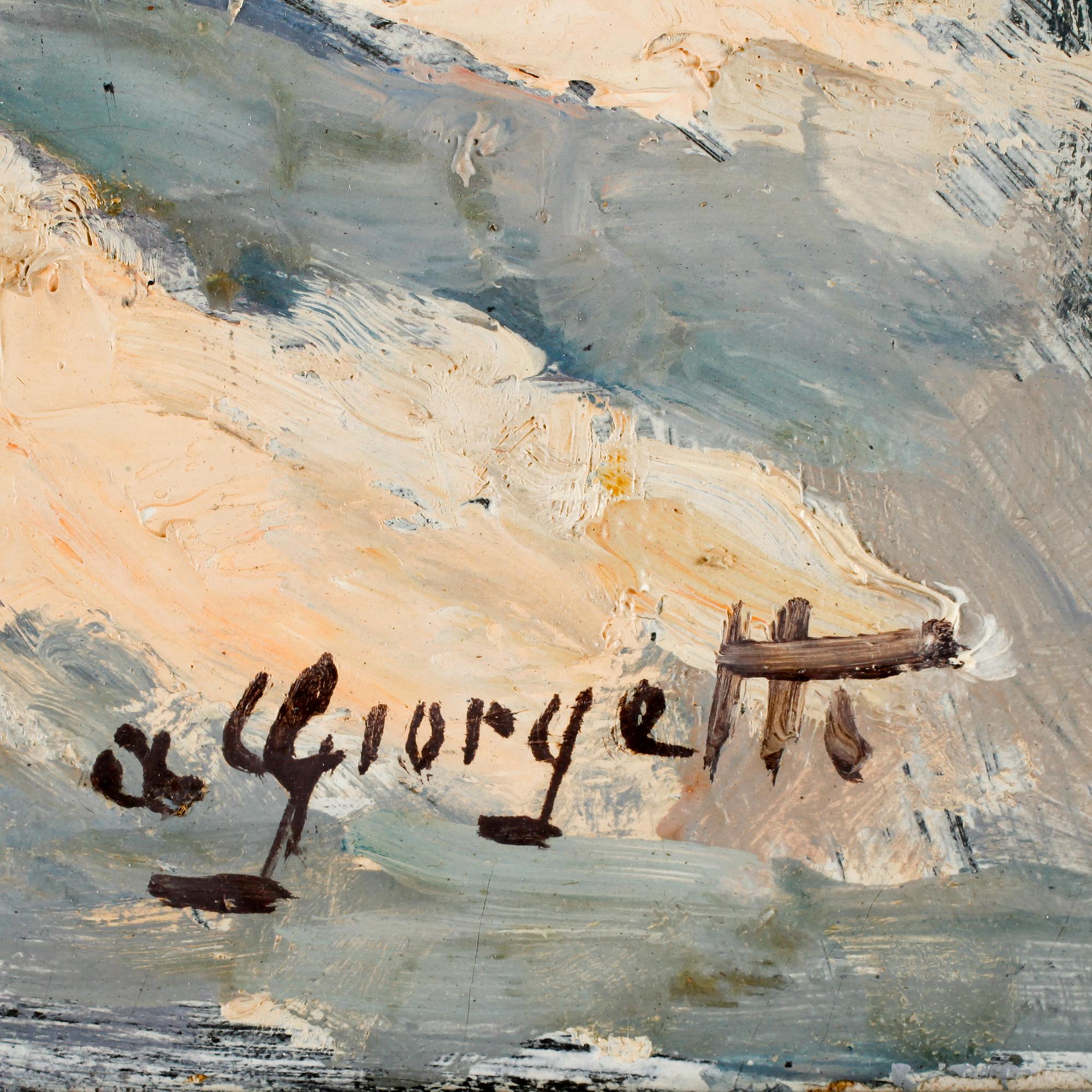 ANGELO GIORGETTI, olja på duk, sign.