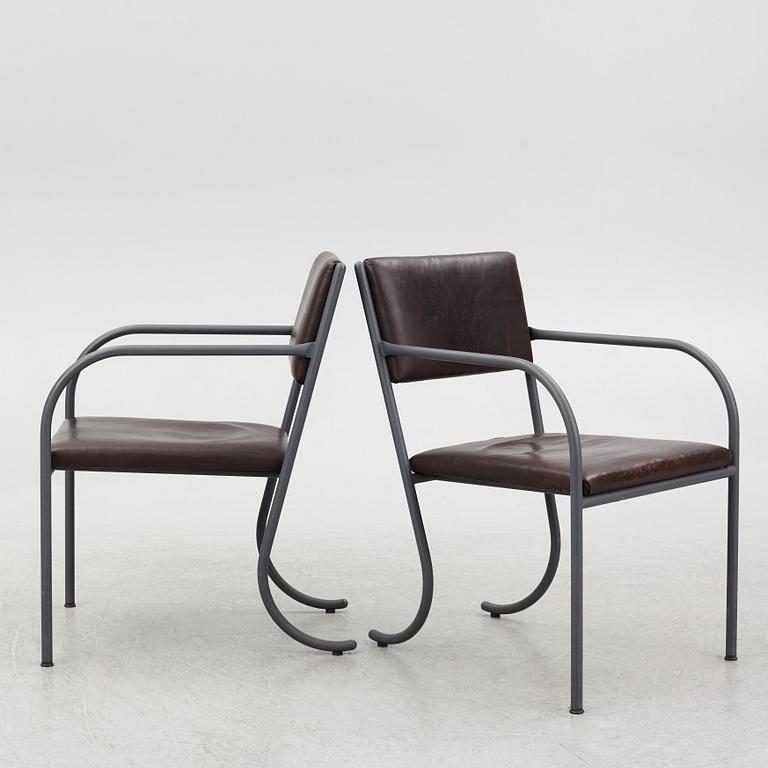 Jonas Bohlin, a pair of 'Skeppsholmen' armchairs, Jonas Bohlin Design AB.