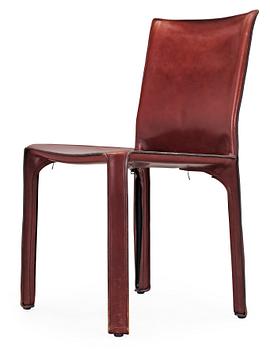 648. A Mario Bellini "Cab" chair, Cassina, Italy, model 412.