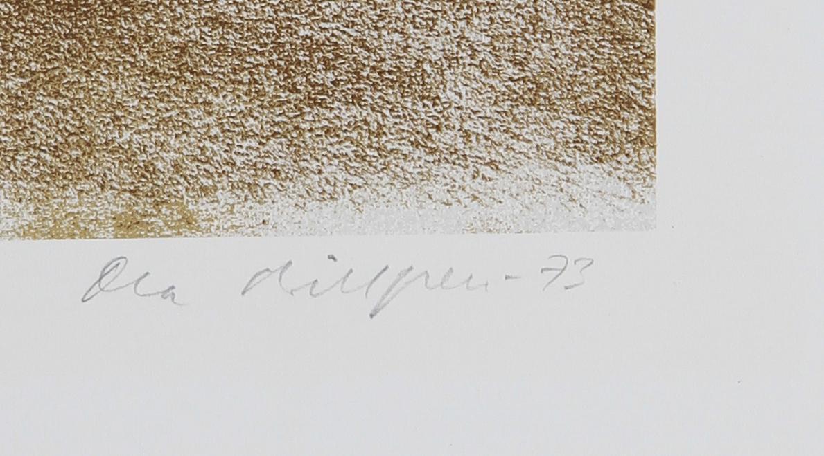 OLA BILLGREN, litografi, sign, dat -73 o numr 157/330.