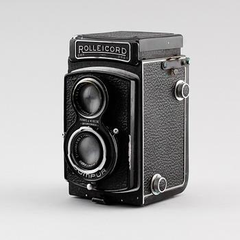 KAMERA, Rolleicord Compur, Franke & Heidecke, Braunschweig, 1900-talets första hälft.