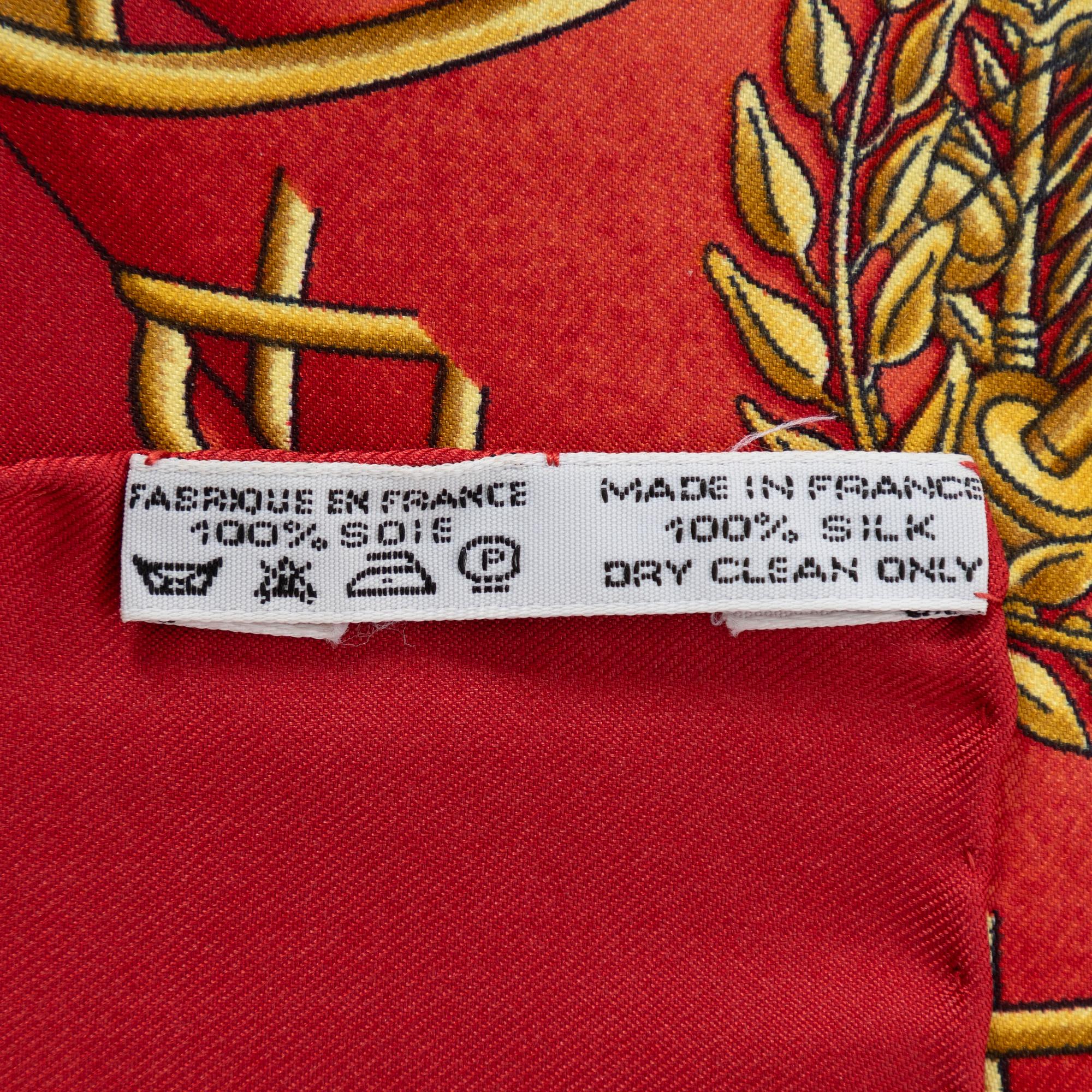 Hermès, scarf, "Europe".