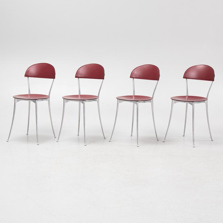 Enzo Mari, a set of four 'Tonietta' chairs, Zanotta.