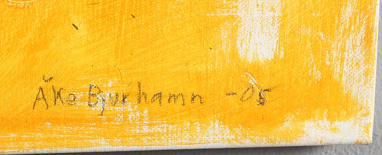 ÅKE BJURHAMN, akryl på duk, signerad och daterad -05.