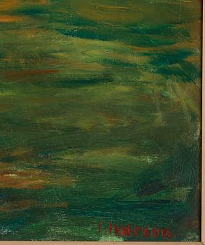 Ivan Ivarson, Stadsbild från Paris med floden Seine i förgrunden.