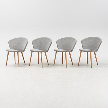 A set of four 'Miss Holly Upholstered' by Jonas Lindvall for Stolab designed 2018.